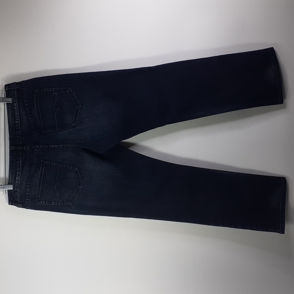 American Rag Cie Premium Straight Leg Factory Faded Blue Jeans Size 11 Short - Picture 8 of 16